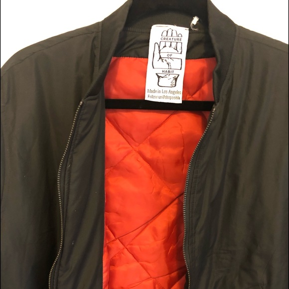 Bomber Jacket with slogan - Picture 6 of 8